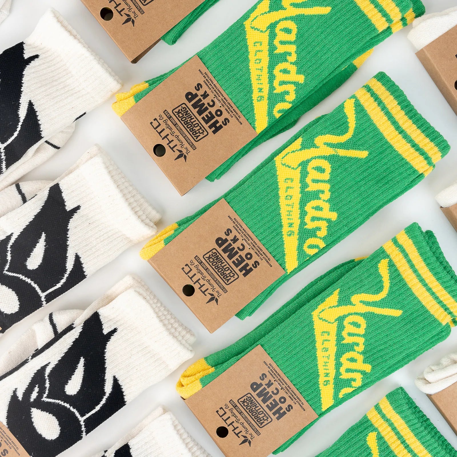 Born Outta Fire Wrapped Hemp Crew Socks