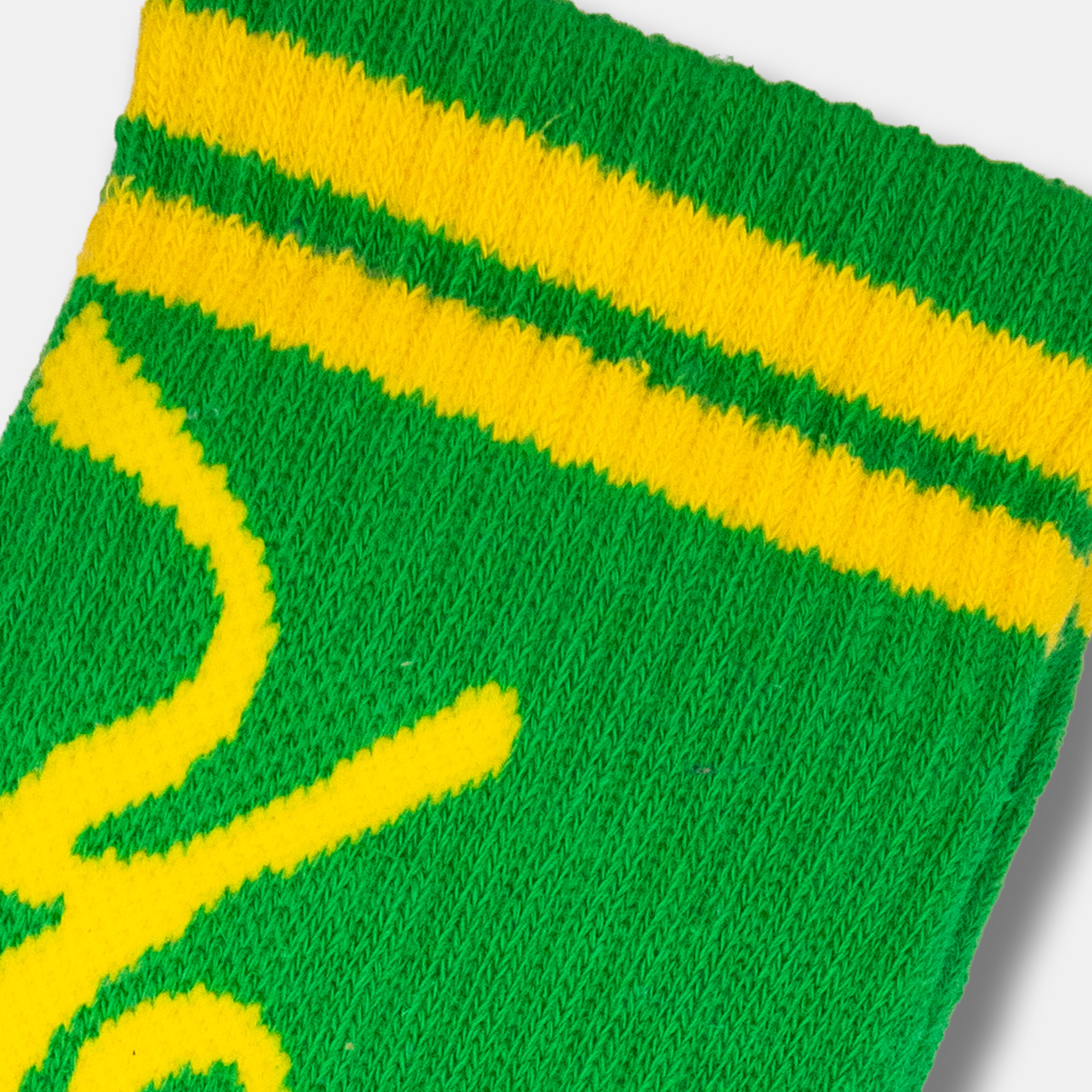 Yardrock Green and Yellow Hemp Socks