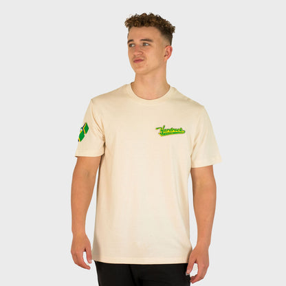 Yardrock Vincey Swoosh Relaxed Fit T Shirt worn by model