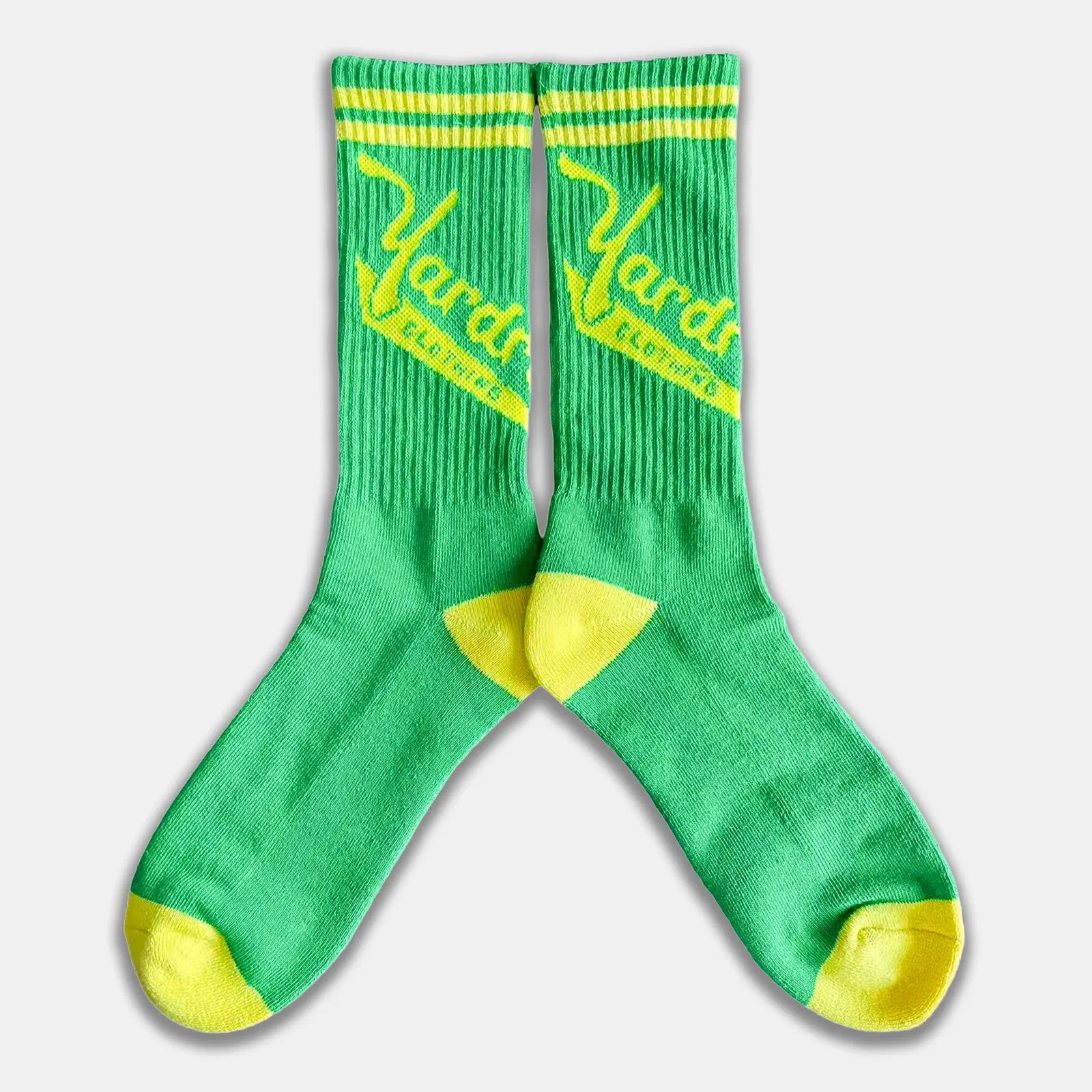 Yardrock Green and Yellow Hemp Socks