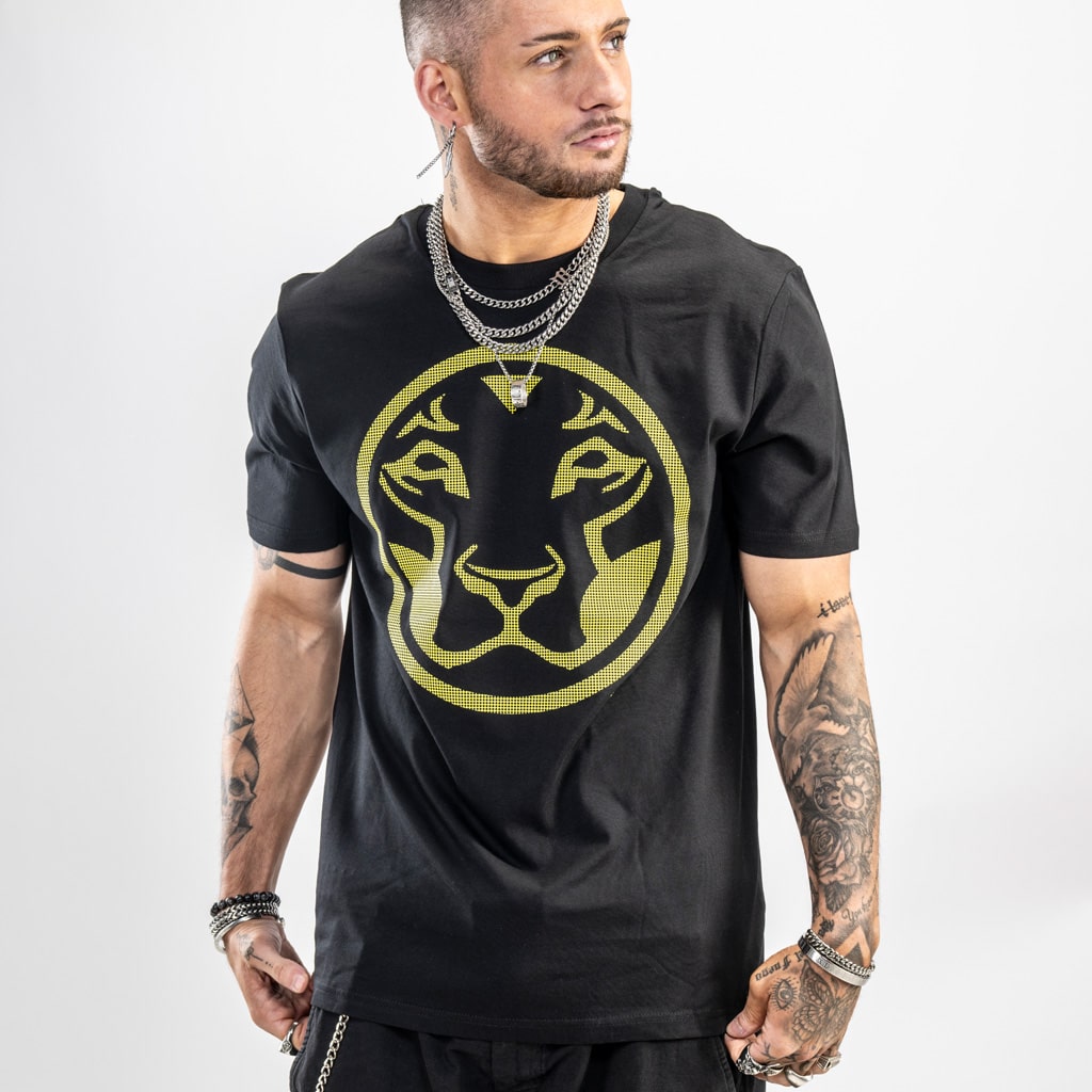 Yellow Jungle Lion Street T Shirt