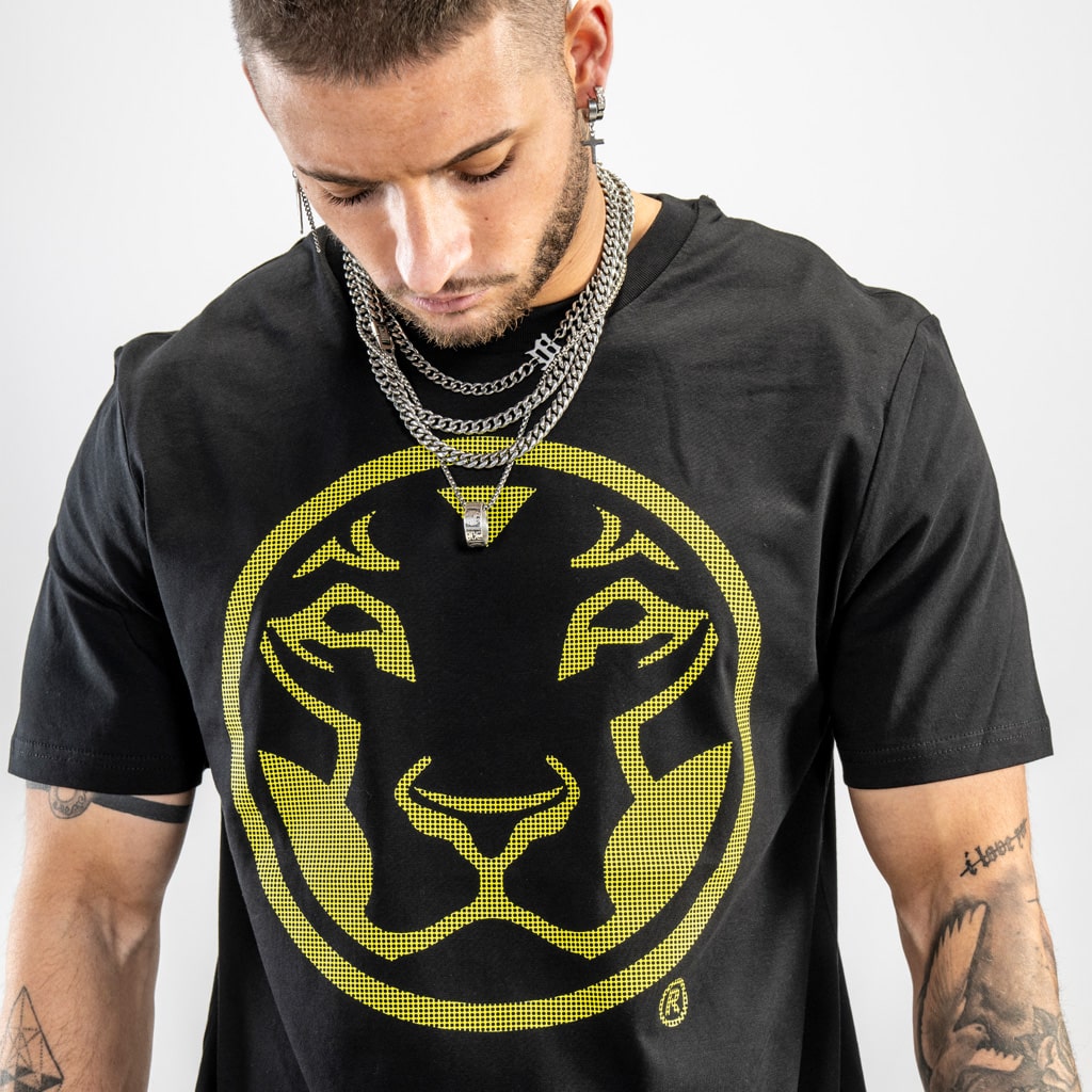 Junglist Lion Large Front Print Tee