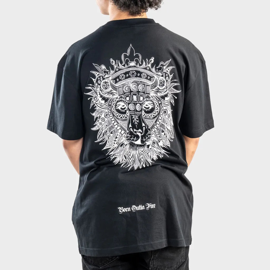 Oversized Black ROAR T-Shirt