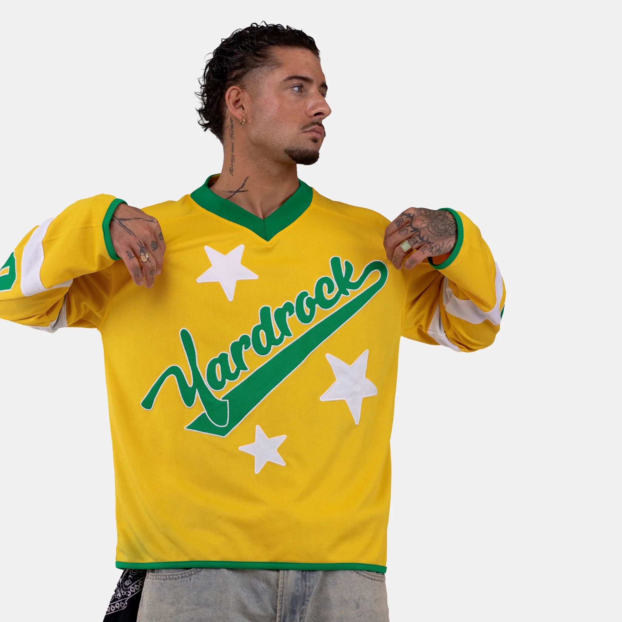 Yardrock Hockey Jersey - Yellow/Green