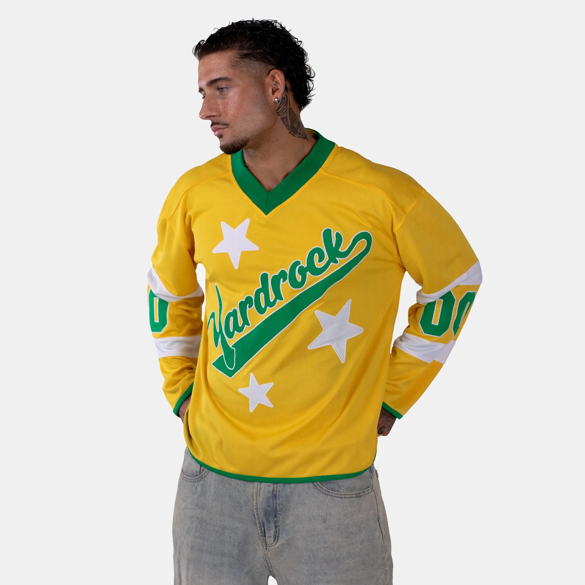 Yardrock Hockey Jersey - Yellow/Green