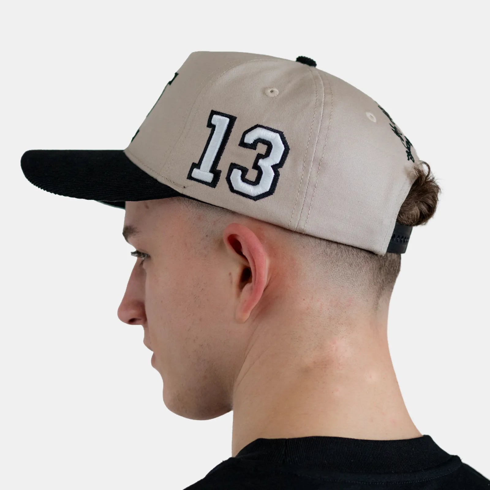 Born Outta Fire x Yardrock 5-Panel Snapback Cap - Beige