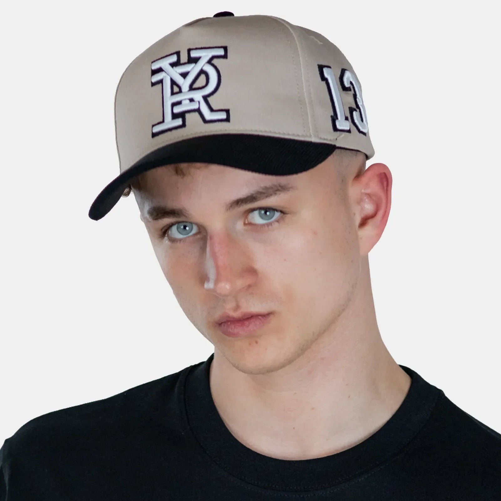 Born Outta Fire x Yardrock 5-Panel Snapback Cap - Beige