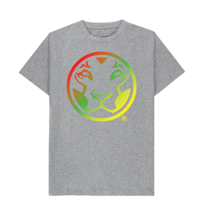 Athletic Grey Printed T-shirt Front